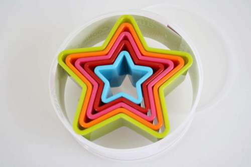 Colourful Star Cookie Cutter Set - Click Image to Close